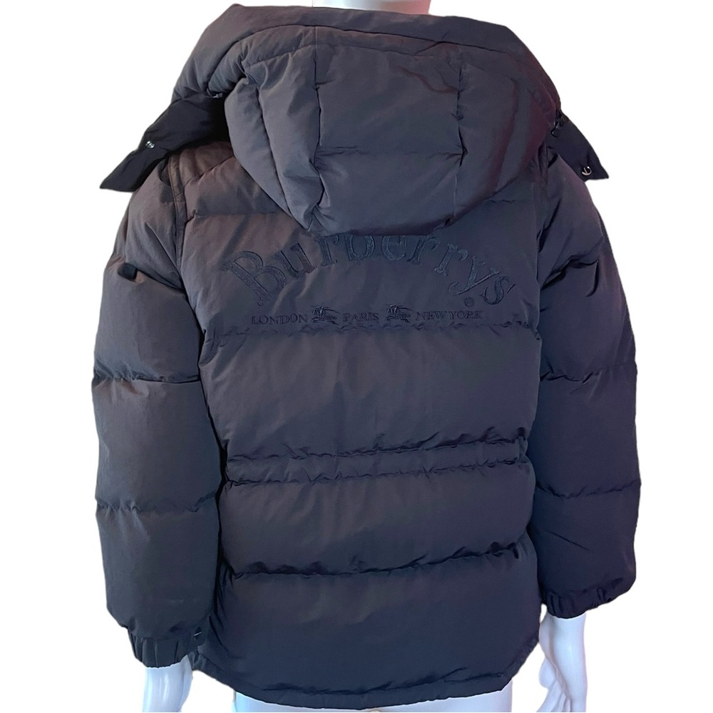 BURBERRY (AUTHENTIC) HOODED QUILTED COAT - Picture 6 of 12